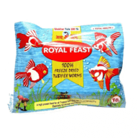 R & R Royal Feast Freeze Dried Tubifex Worms Aquarium Fish Food – 10gm