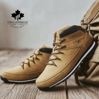 DECARSDZ Mens Boots 2021 Autumn Winter Casual Boots Shoes Man New Comfy Outdoor Walk Fashion Shoes Man Classic Leather Boots Men