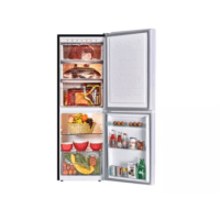 FRIDGE JAMUNA 228 liter JE2-B8JF-CD RED BUTTERFLY GLASS DOOR ( OFFICIAL JAMUNA WARRYNTEE )